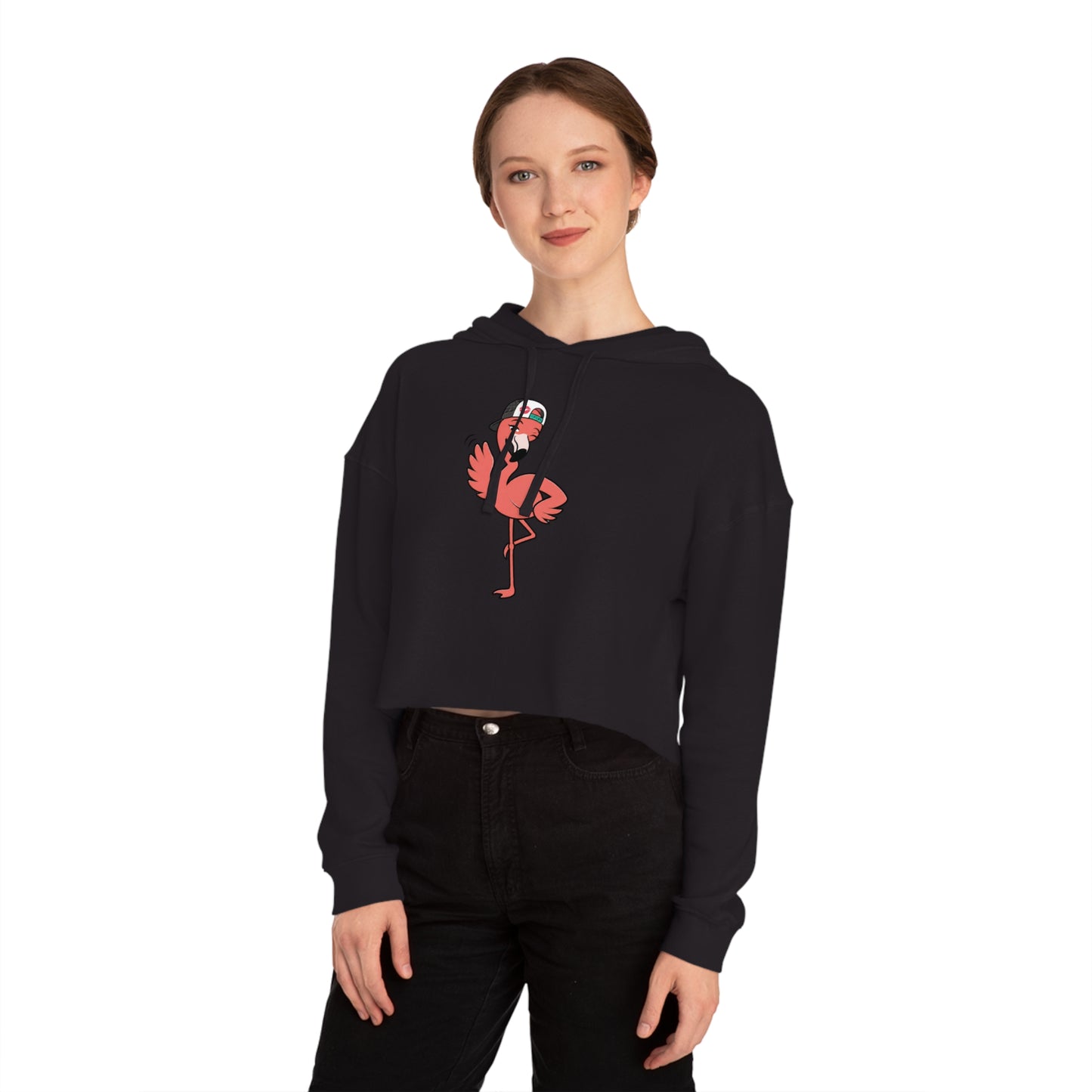 The Flamingle™ Crop Hoodie