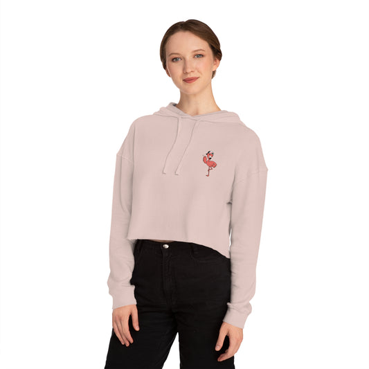 The Flamingle™ Women's Crop Hoodie