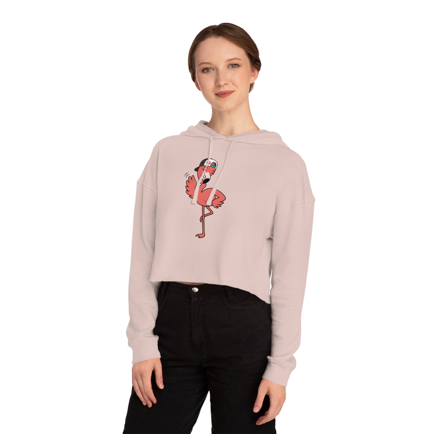 The Flamingle™ Crop Hoodie
