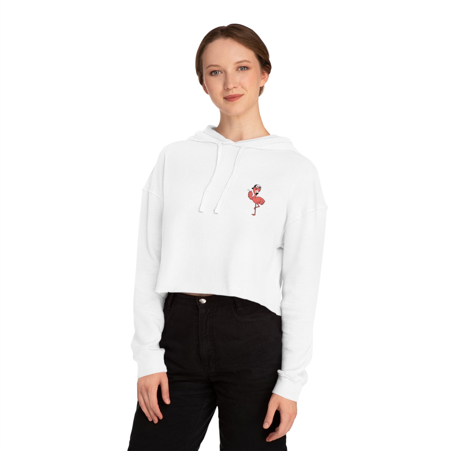 The Flamingle™ Women's Crop Hoodie